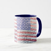 ジョン3:16とアメリカ国旗 マグカップ (正面右)