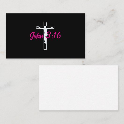 ジョン3 16イエスクロス 名刺 (正面/裏面)