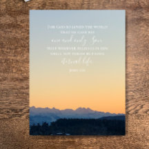 ジョン3:16カスタム文字 | スイスアルプスオリジナル写真