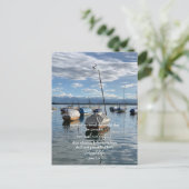 ジョン3:16カスタム文字 | スイスレイクオリジナル写真 ポストカード (スタンド正面)