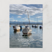 ジョン3:16カスタム文字 | スイスレイクオリジナル写真 ポストカード (正面)