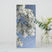 ジョン3:16カスタム文字 | 雪自然オリジナル写真 (スタンド正面)