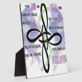 ジョン3:16タトゥーデザイン フォトプラーク (側面)