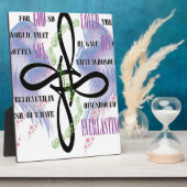 ジョン3:16タトゥーデザイン フォトプラーク (側面)