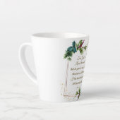 ジョン3:16神が世界のクリスマスを愛 カフェラテマグ (左アングル)