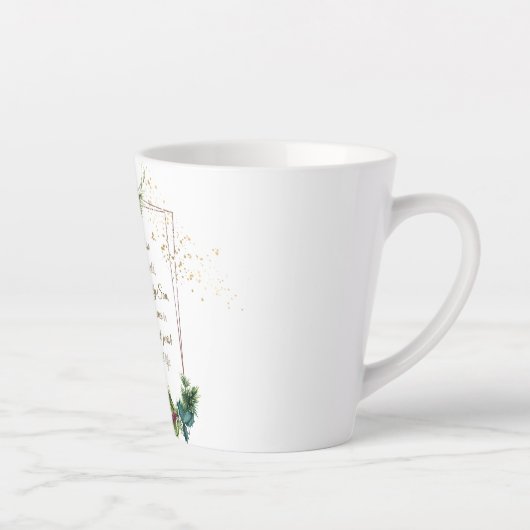 ジョン3:16神が世界のクリスマスを愛 カフェラテマグ (右)