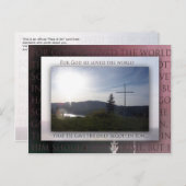 ジョン3:16 ポストカード (正面/裏面)