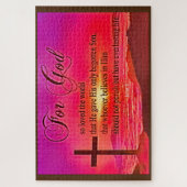 ジョン3:16,世界を愛した神のための1014個 ジグソーパズル (縦)