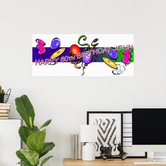 ジョン60世 ポスター (ホームオフィス)