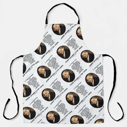 ジョン・アダムス・リバティ失った・ワンス失った・フォーエバー引用文 エプロン (正面)