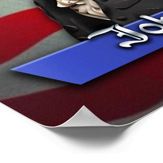 ジョン・アダムス:州第2代社長統一された。 ポスター (角)