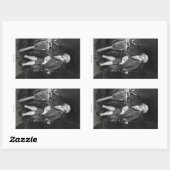 ジョン・アダムス 長方形シール (シート)