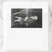 ジョン・アダムス 長方形シール (バッグ)