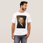 ジョン・アダムズのポートレート Tシャツ (正面フル)