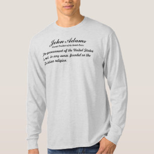ジョン・アダムズの引用文 Tシャツ