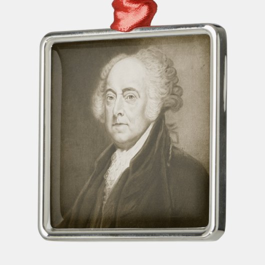 、ジョン・アダムズ第2米国大統領の メタルオーナメント (左)