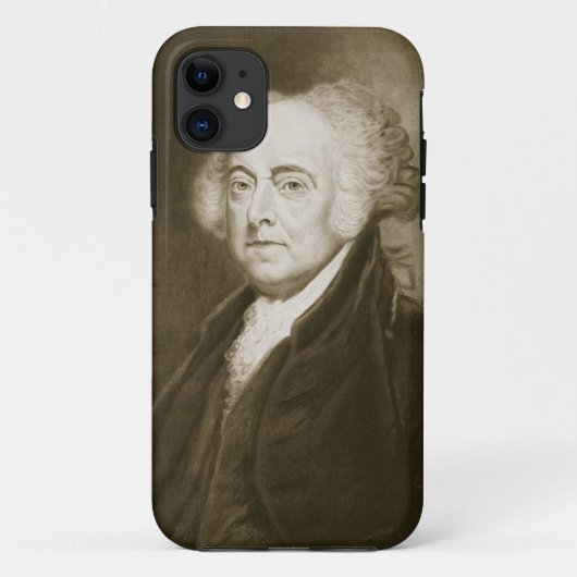 、ジョン・アダムズ第2米国大統領の Case-Mate iPhoneケース (裏面)
