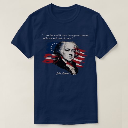 ジョン・アダムズ Tシャツ (デザイン正面)