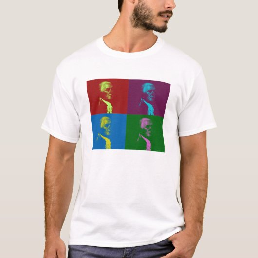 ジョン・アダムズPopArt Tシャツ (正面)