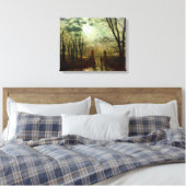 ジョン・アトキンソン・グリムショーアットザパークゲート キャンバスプリント (インサイチュ (寝室))