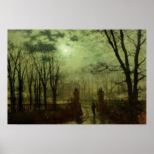 ジョン・アトキンソン・グリムショーアットザパークゲート ポスター