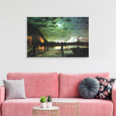 ジョン・アトキンソン・グリムショー キャンバスプリント (インサイチュ (リビング))