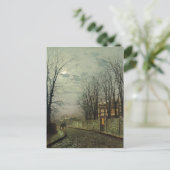 ジョン・アトキンソン・グリムショー – 冬の月 ポストカード (スタンド正面)