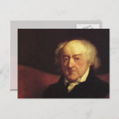 ジョン・アドマス大統領 ポストカード (正面/裏面)