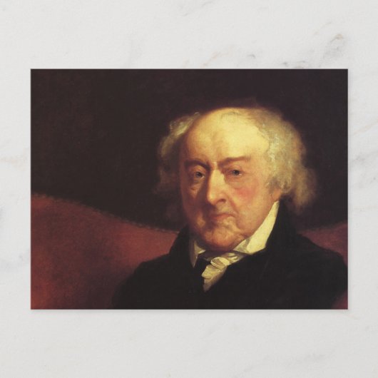 ジョン・アドマス大統領 ポストカード (正面)