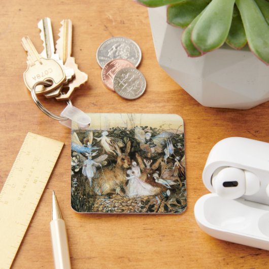 ジョン・アンステア・フィッツジェラルドの妖精の黄昏 キーホルダー (デスク)