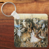 ジョン・アンステア・フィッツジェラルドの妖精の黄昏 キーホルダー (正面)