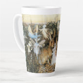 ジョン・アンステア・フィッツジェラルドの『妖精の黄昏』 カフェラテマグ (左アングル)