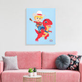 ジョン・アンド・ブリッツ | ディノランチ キャンバスプリント (インサイチュ (リビング))