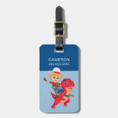 ジョン・アンド・ブリッツ | ディノランチ ラゲッジタグ (正面縦)