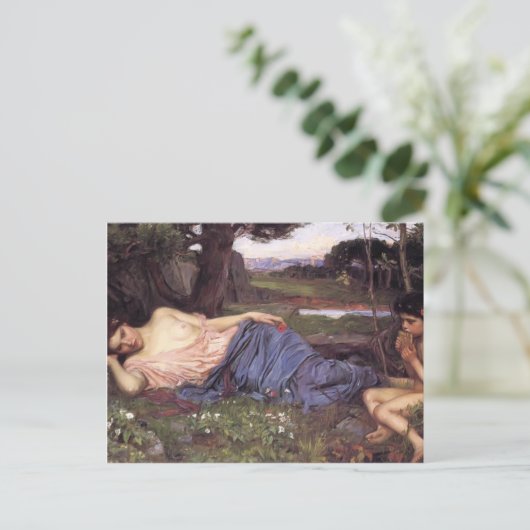 ジョン・ウィリアム聞ウォーターハウス – 私の甘い配管へ ポストカード (スタンド正面)