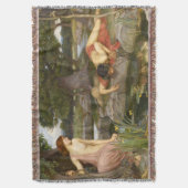ジョン・ウィリアム・ウォーターハウスによるエコーとナルシサス スローブランケット (正面縦)