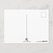 ジョン・ウィリアム・ウォーターハウスによるハイラスとニンフ ポストカード (裏面)