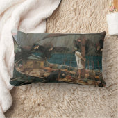 ジョン・ウィリアム・ウォーターハウスによるユリシーズとサイレン ランバークッション (ブランケット)