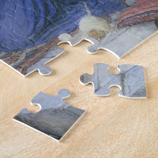 ジョン・ウィリアム・ウォーターハウスによる受胎告知 ジグソーパズル (側面)