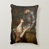 ジョン・ウィリアム・ウォーターハウスによる「ラミアと兵隊」 アクセントクッション (裏面(縦))