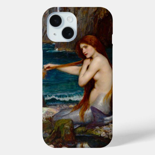 ジョン・ウィリアム・ウォーターハウスによる『人魚』(1900年頃) Case-Mate iPhoneケース (裏面)