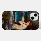 ジョン・ウィリアム・ウォーターハウスによる『人魚』(1900年頃) Case-Mate iPhoneケース (裏面 (横))