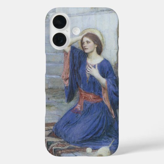 ジョン・ウィリアム・ウォーターハウスによる「受胎告知」 Case-Mate iPhoneケース (裏面)