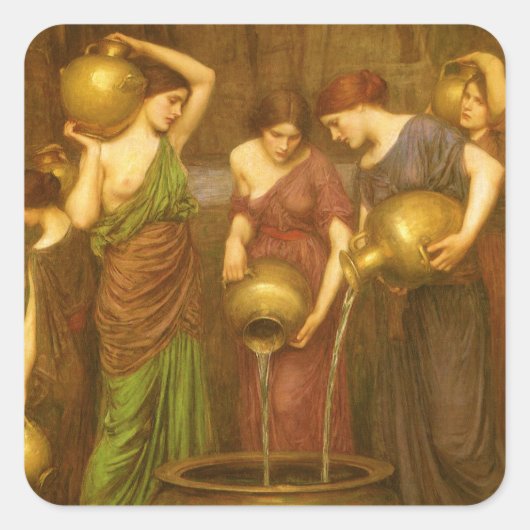 ジョン・ウィリアム・ウォーターハウスのダナデス スクエアシール (正面)