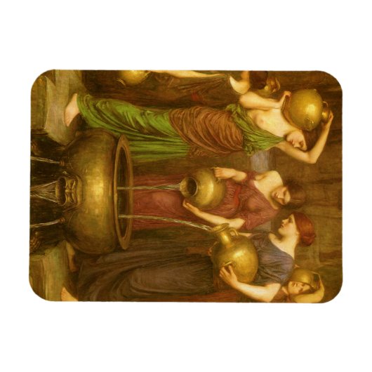 ジョン・ウィリアム・ウォーターハウスのダナデス マグネット (横)