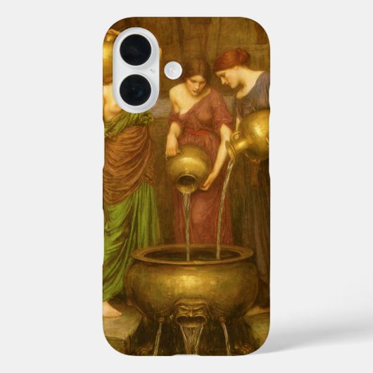 ジョン・ウィリアム・ウォーターハウスの「ダナイデス」 Case-Mate iPhoneケース (裏面)