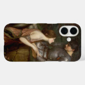 ジョン・ウィリアム・ウォーターハウスの『ラミアと兵士』 Case-Mate iPhoneケース (裏面 (横))