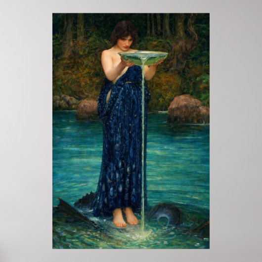 ジョン・ウィリアム・ウォーターハウスの「Circe Invidiosa」 ポスター (正面)