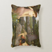 ジョン・ウィリアム・ウォーターハウス著エコーそしてスイセン アクセントクッション (正面(垂直))