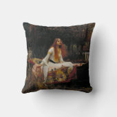 ジョン・ウィリアム・ウォーターハウス著エシャロットの女性 クッション (裏面)